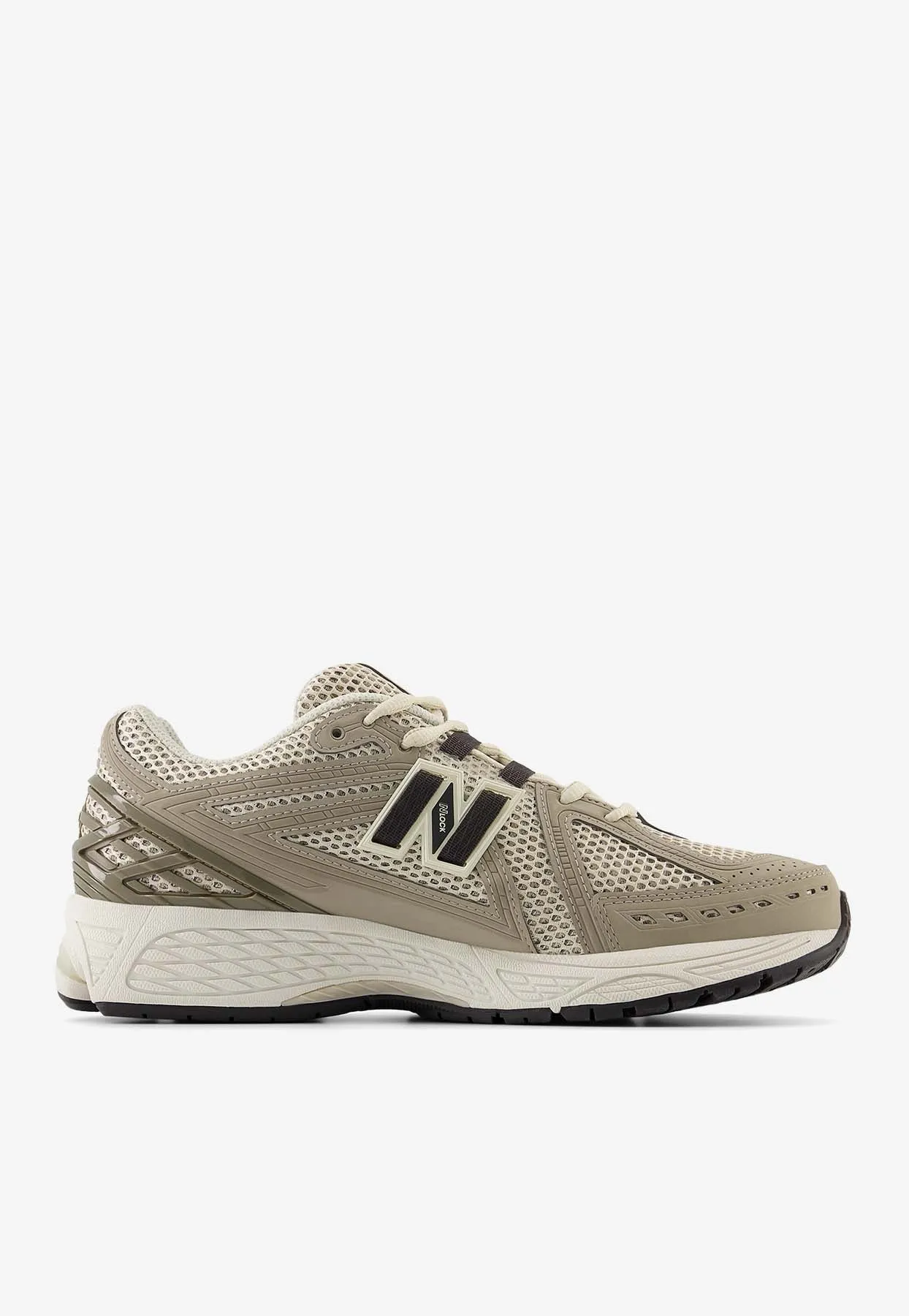 1906R Low-Top Sneakers in Arid Stone with Timberwolf and Black Cement