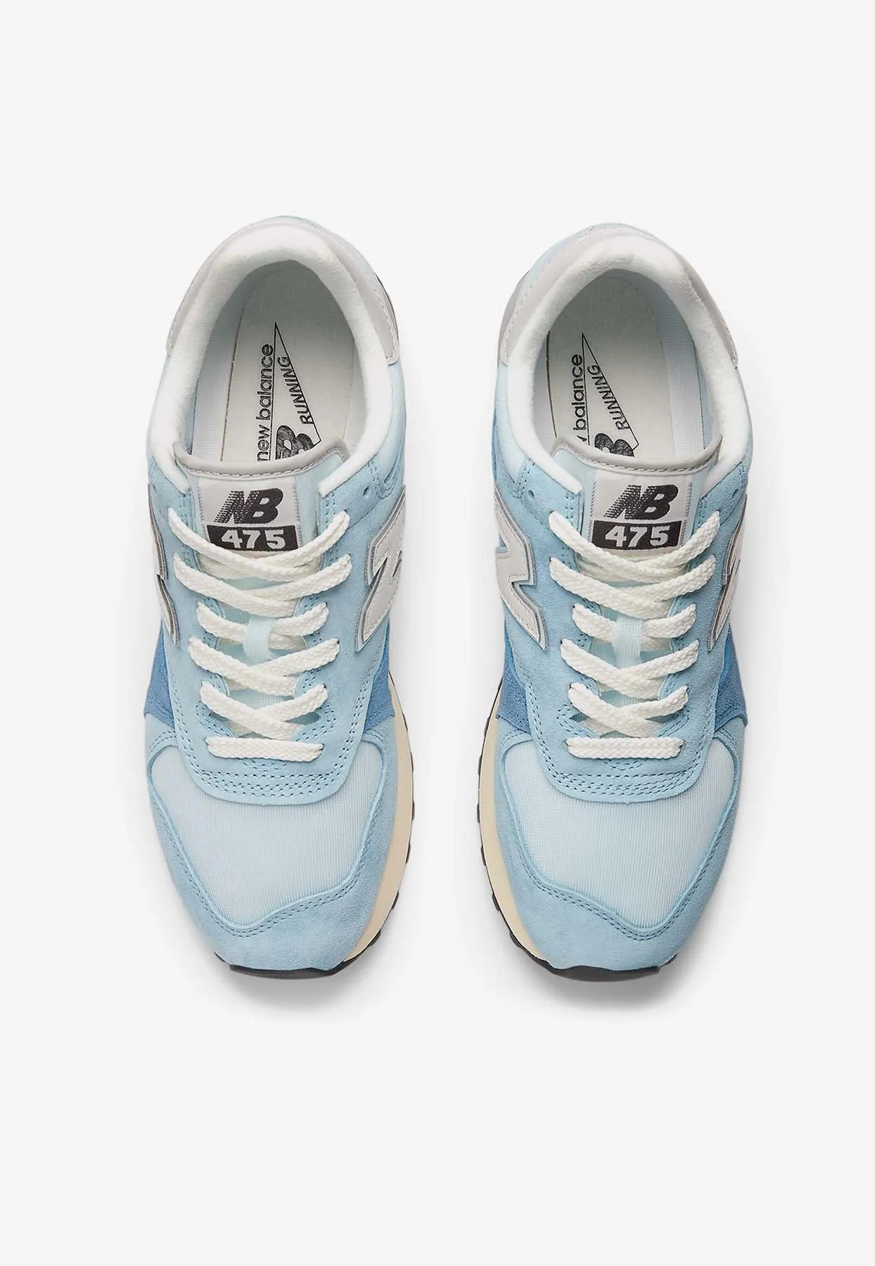 475 Low-Top Sneakers in Quarry Blue with Chrome Blue and Heron Blue