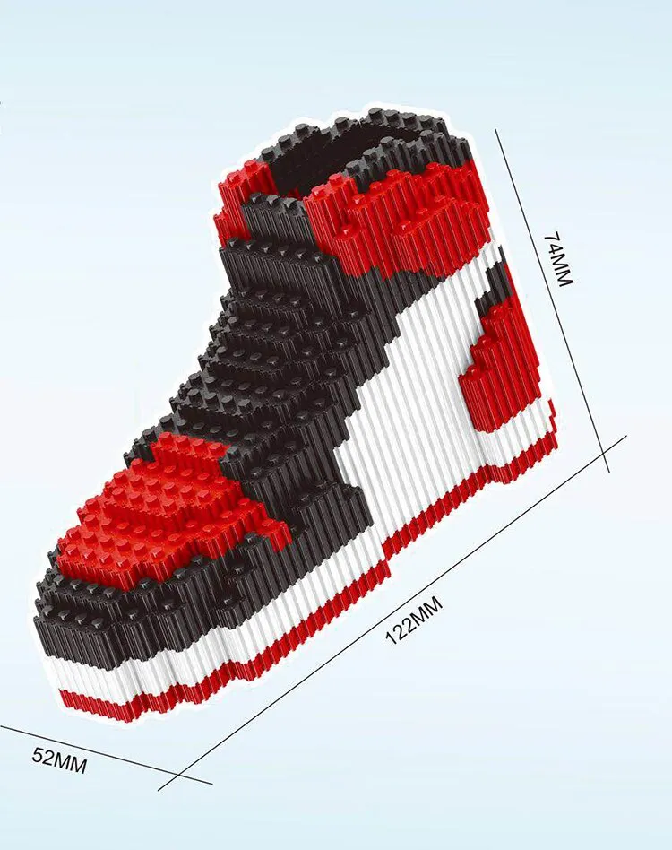 AJ Sneakers Mini Building Block Model