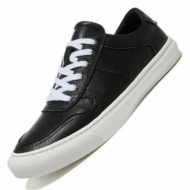 Angelo Ricci™ Breathable Casual Leather Sneakers