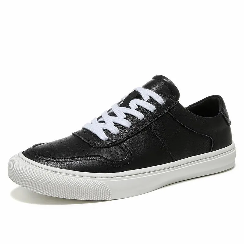 Angelo Ricci™ Breathable Casual Leather Sneakers