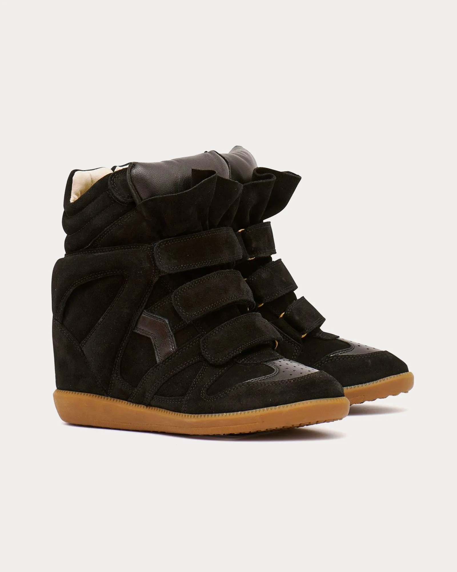Bekett Suede Black High Top Sneakers