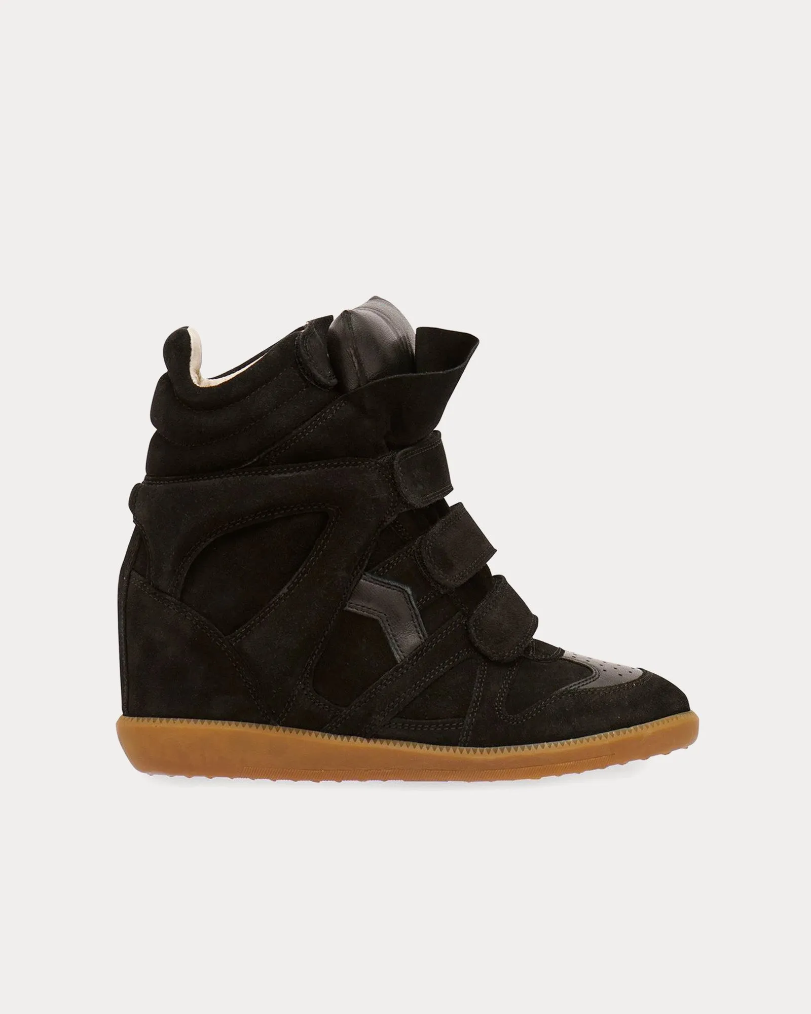 Bekett Suede Black High Top Sneakers