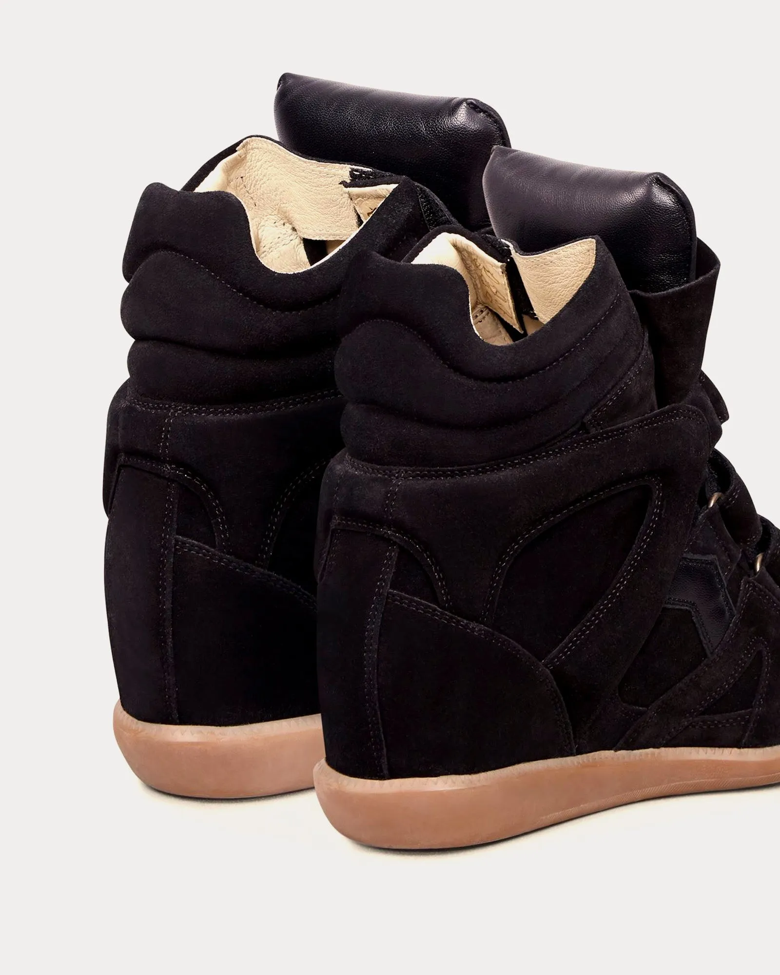 Bekett Suede Black High Top Sneakers