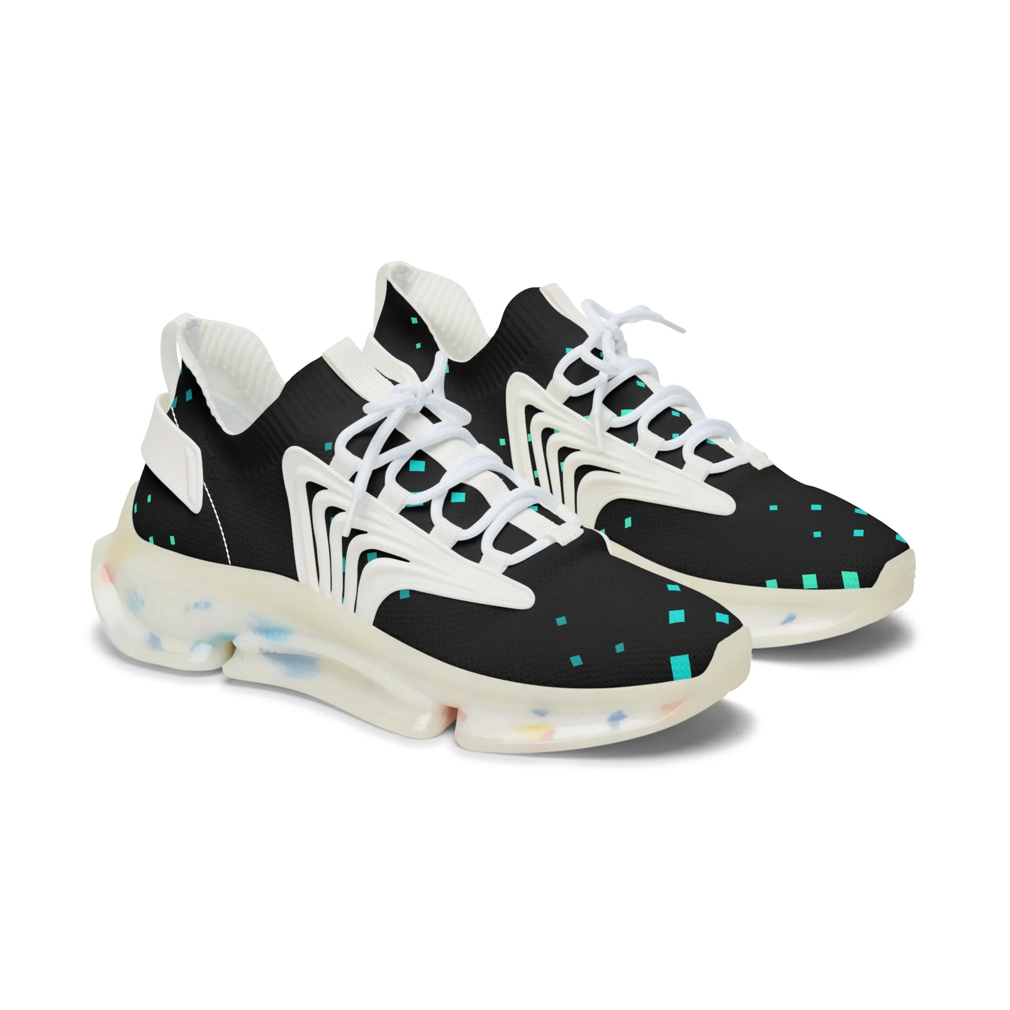 Blue Diamonds Women's Mesh Sneakers