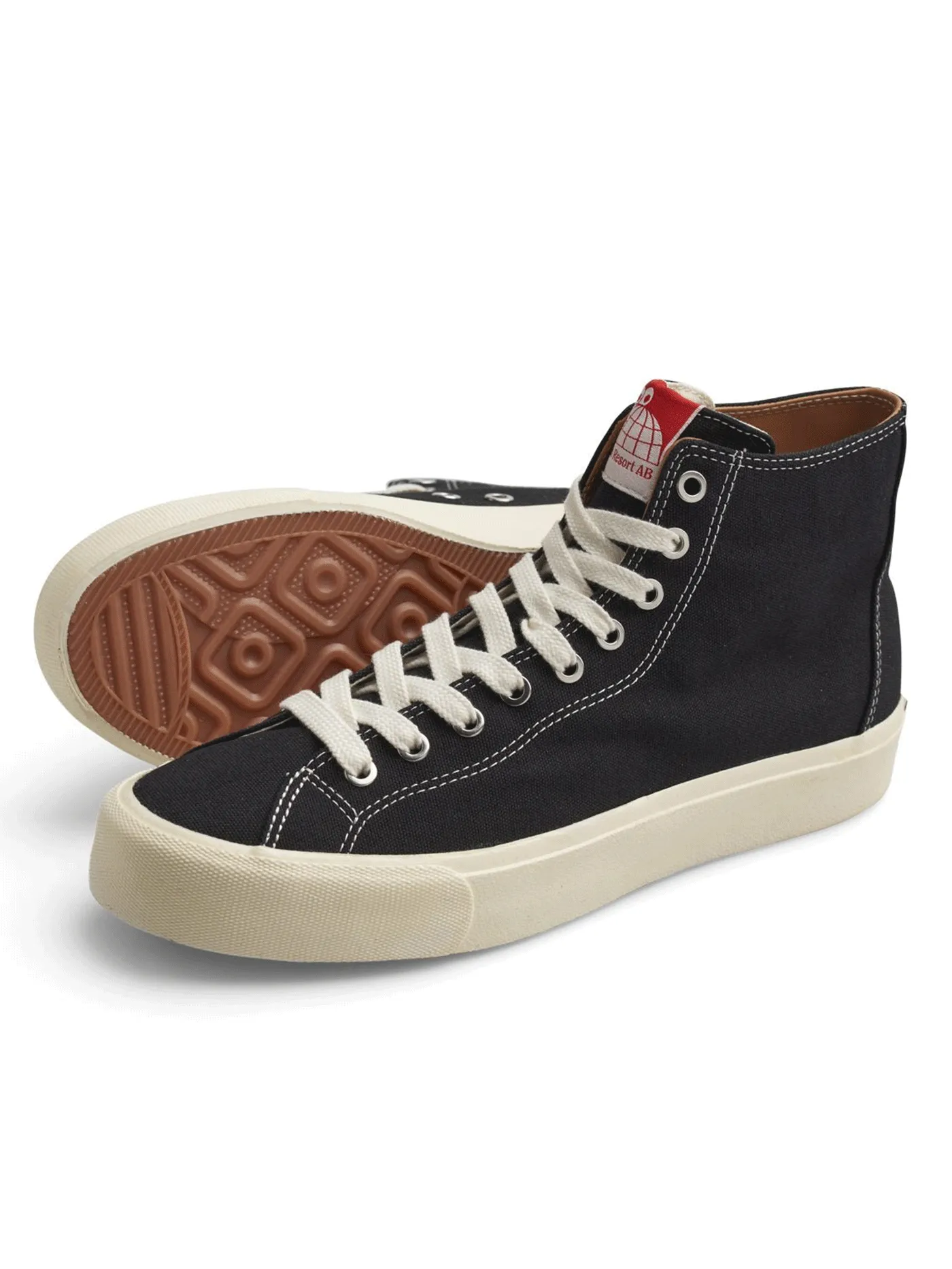 Canvas Hi Black/White Shoes