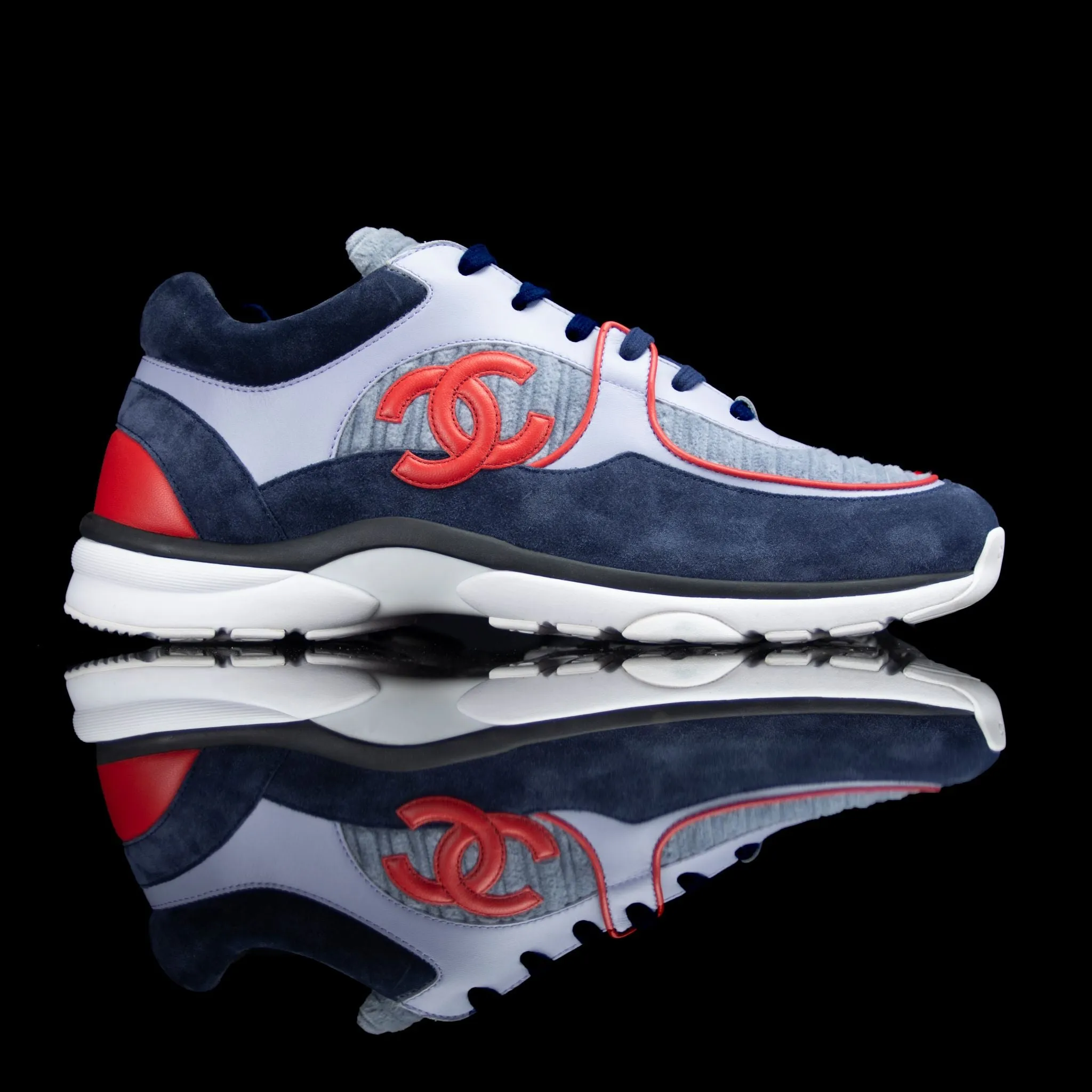 CC Sneakers Nylon/Leather/Suede/Corduroy