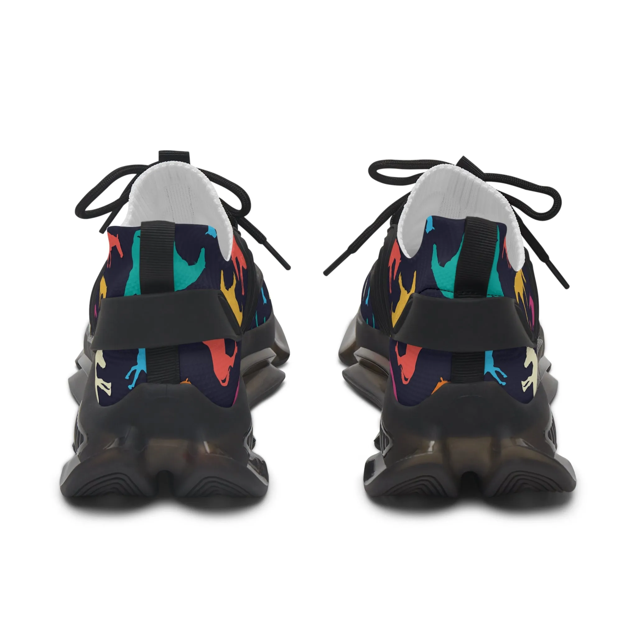 Colorful Horses Women's Mesh Sneakers