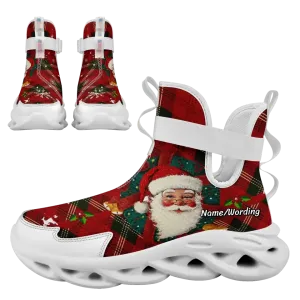 Corporate Gifts,Personalized Santa Claus Sneakers, Custom Xmas Fashion Shoes, Christmas Collection Shoes, Best Gift for Christmas