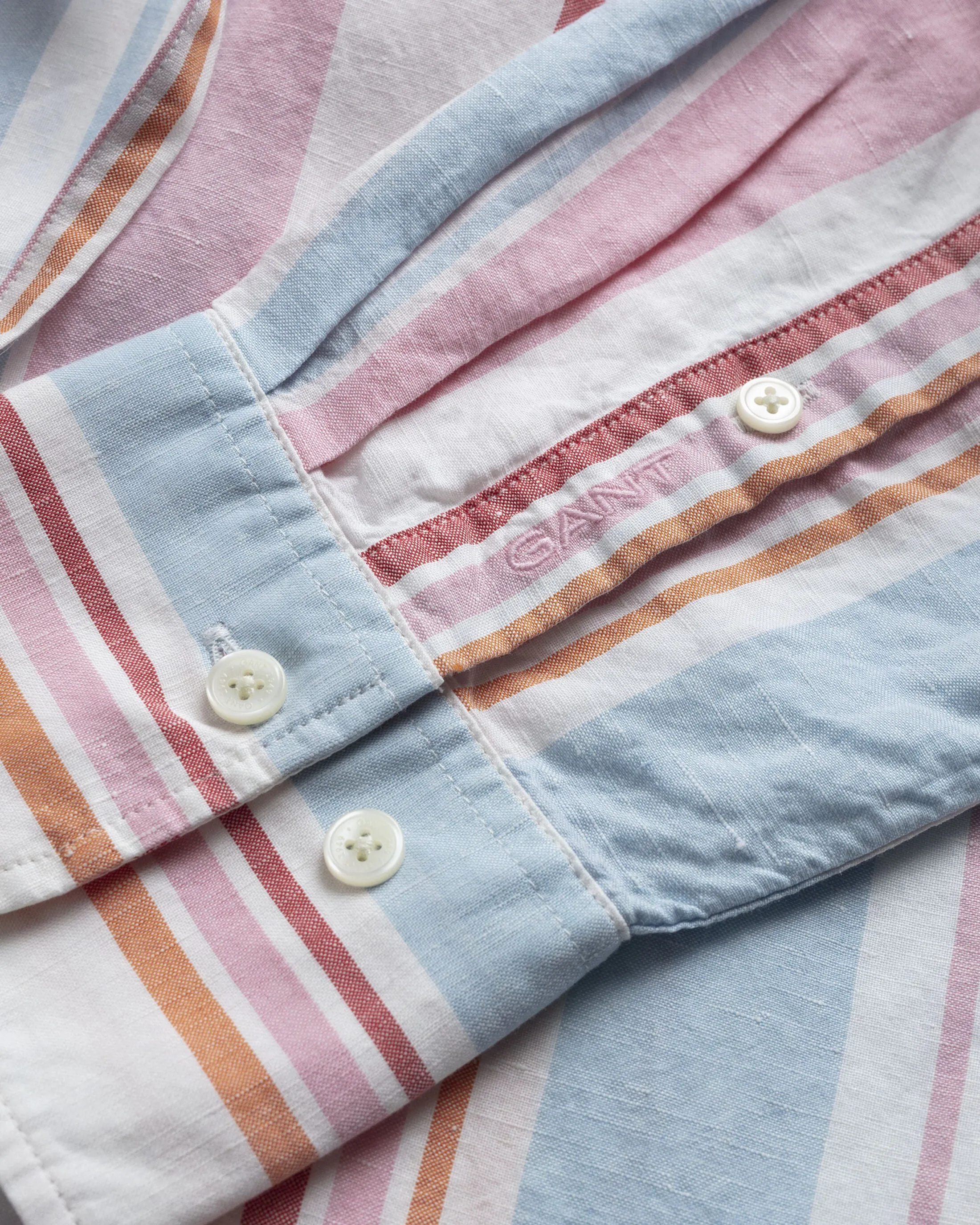 D1. Multistripe Shirt Dress - Multicolor