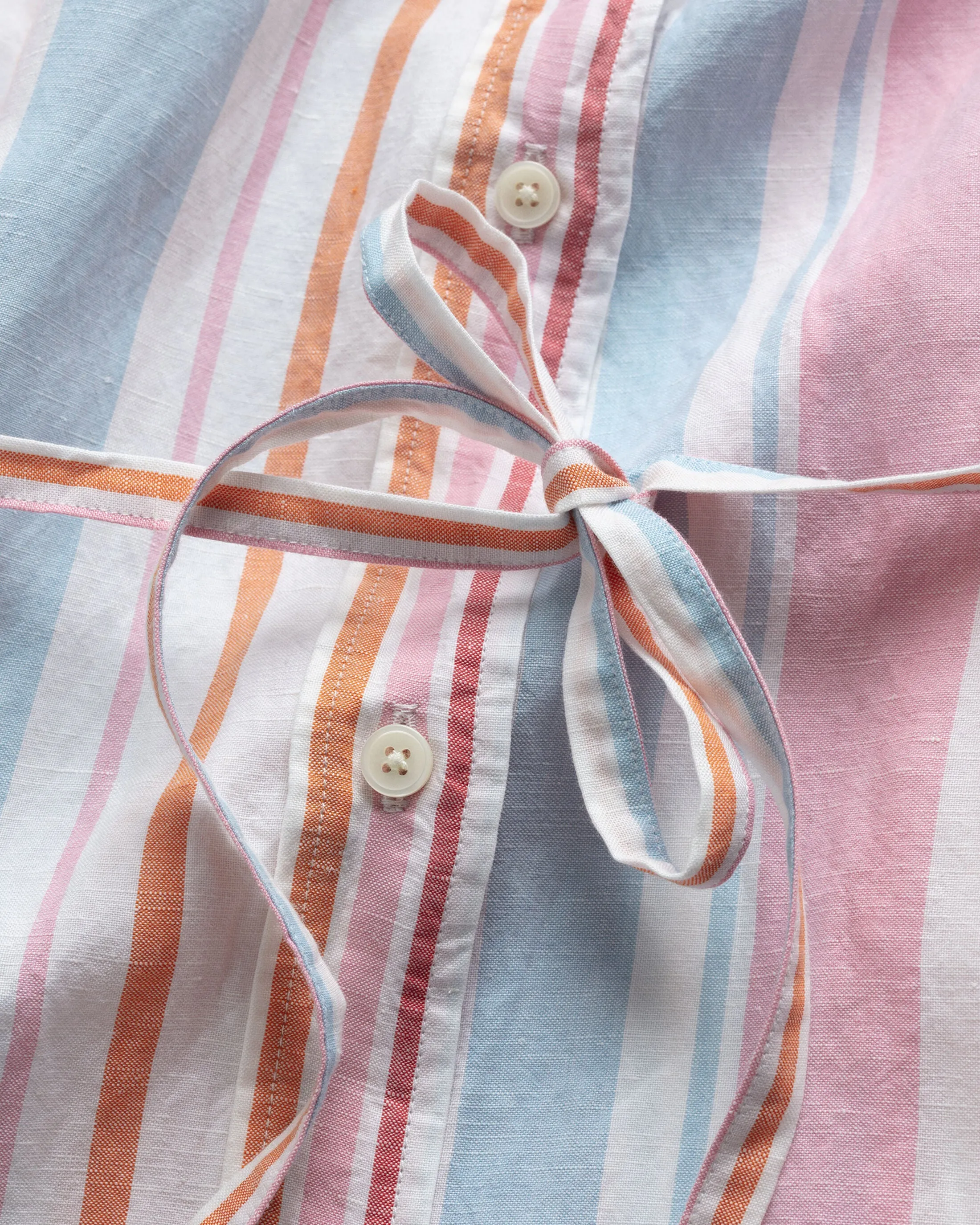 D1. Multistripe Shirt Dress - Multicolor
