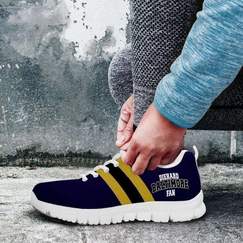 Diehard Baltimore Fan Running Shoes