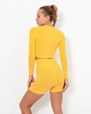 Felicity Seamless Shorts - Yellow