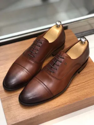 Ferrar Camel Leather Shoes