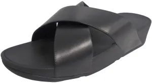 FitFlop Women's Lulu Cross Slide Sandals - Leather