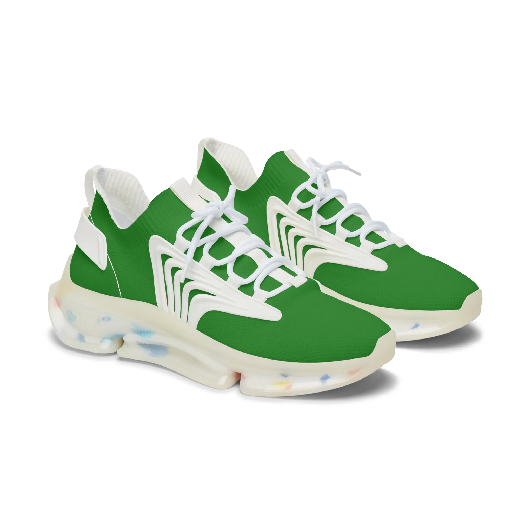 Forest Green Women's Mesh Sneakers