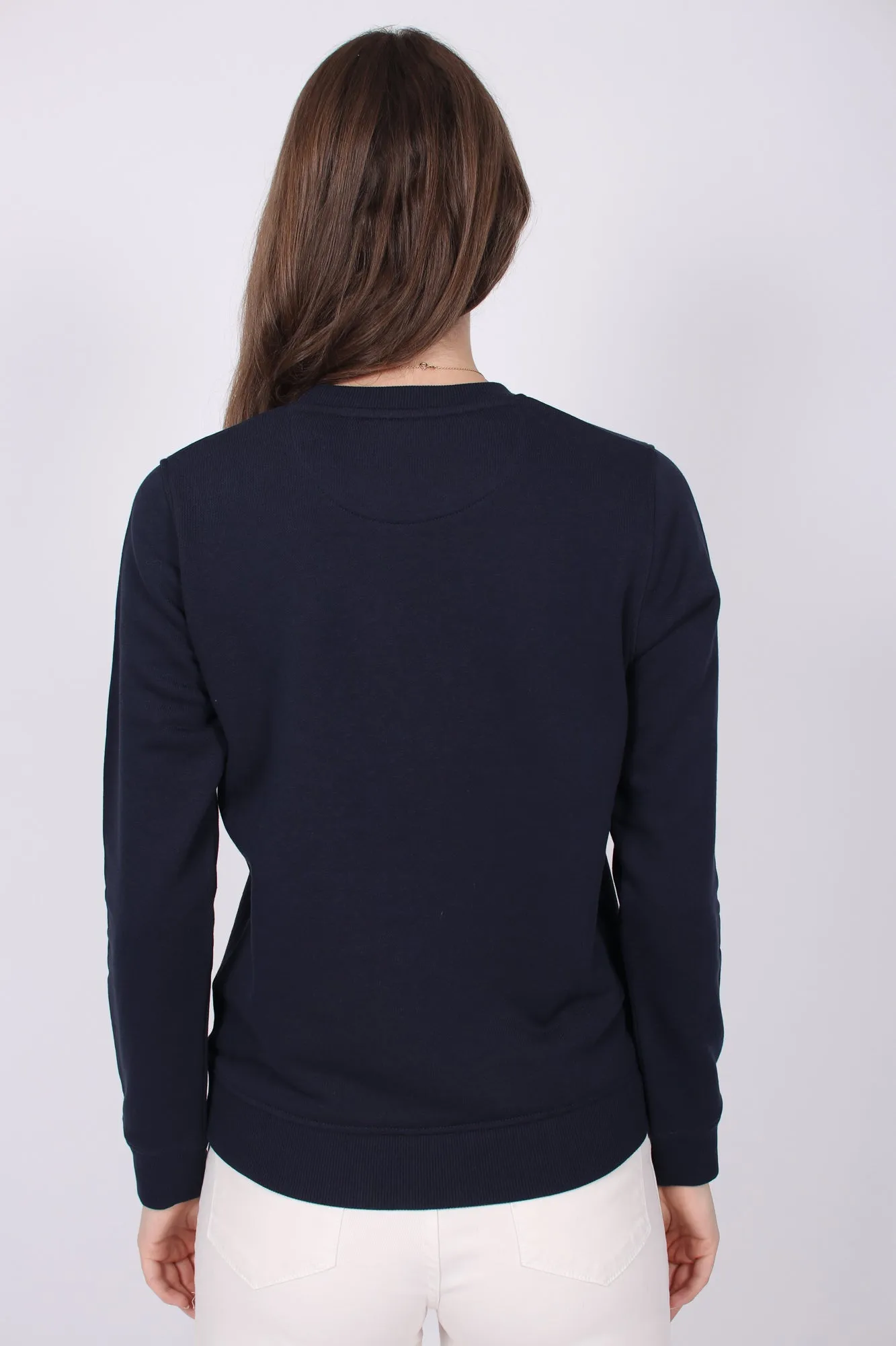 Gant Lock Up C-neck Sweat - Evening Blue