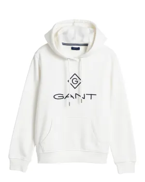 Gant Lock Up Sweat Hoodie - Eggshell