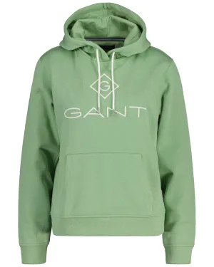 Gant Lock Up Sweat Hoodie - Eucalyptus Green