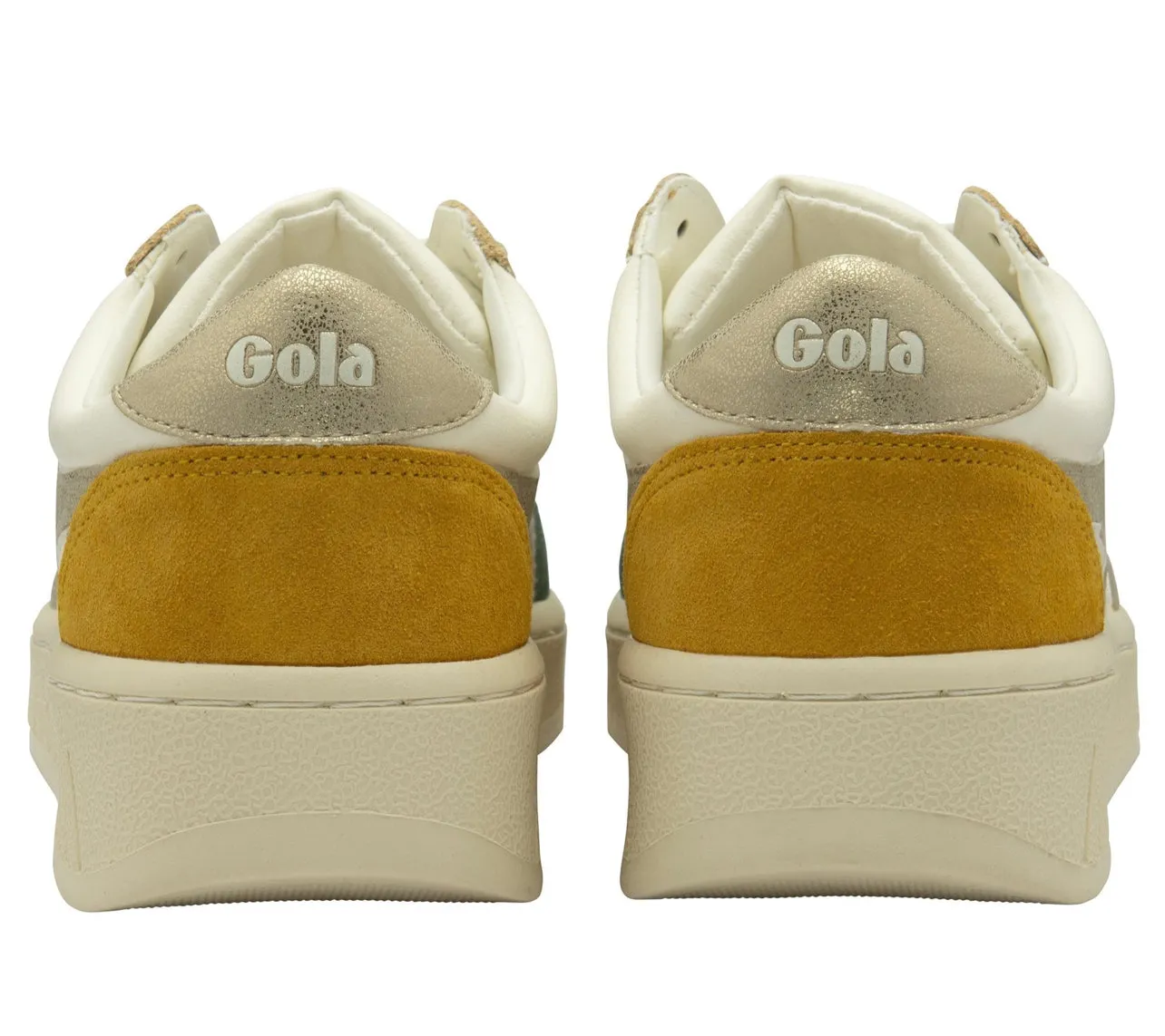 GOLA-GRANDSLAM TRIDENT SNEAKERS White/Evergreen/Gold/Sun 63857