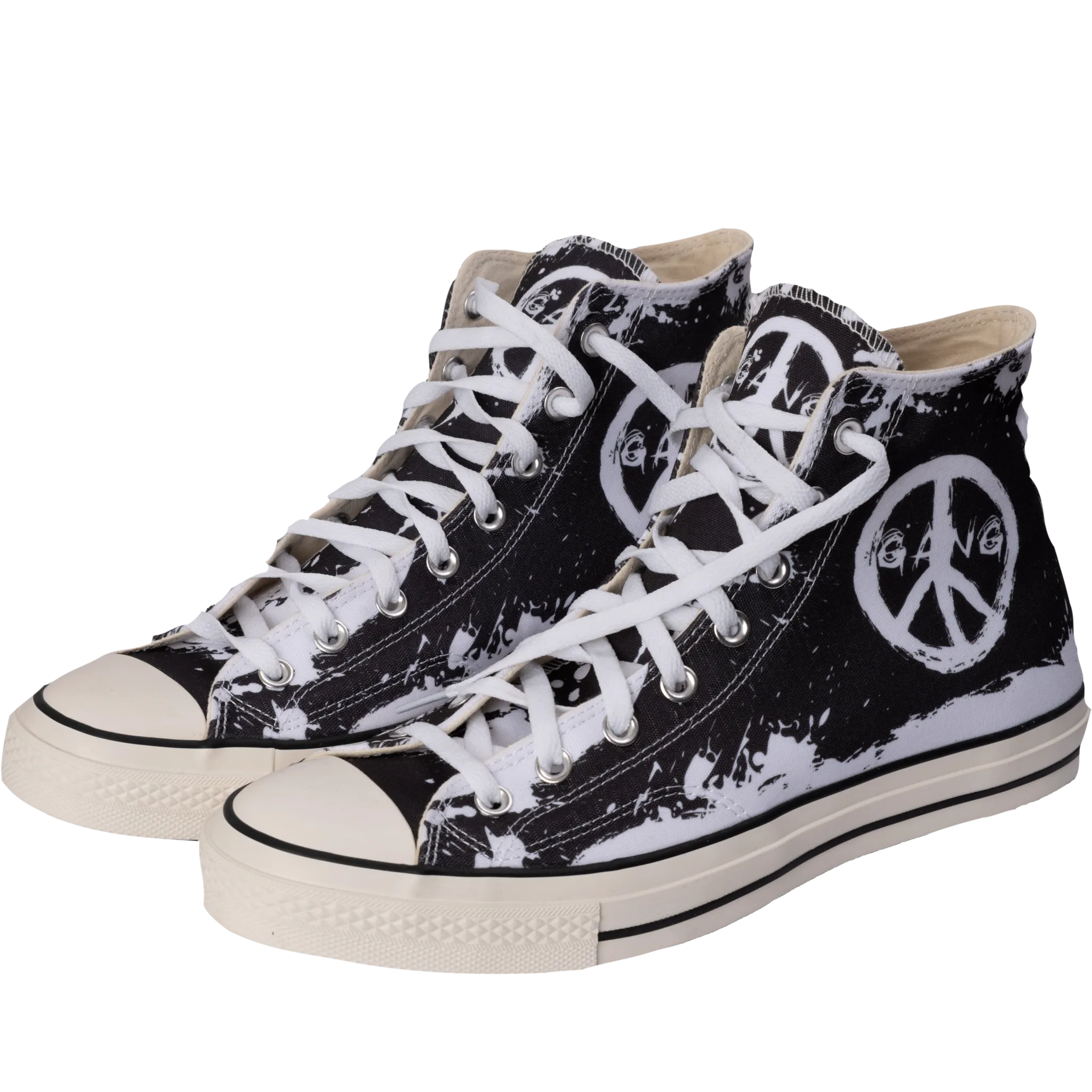 High Top shoes" Peace Grunge " - PEACE GANG