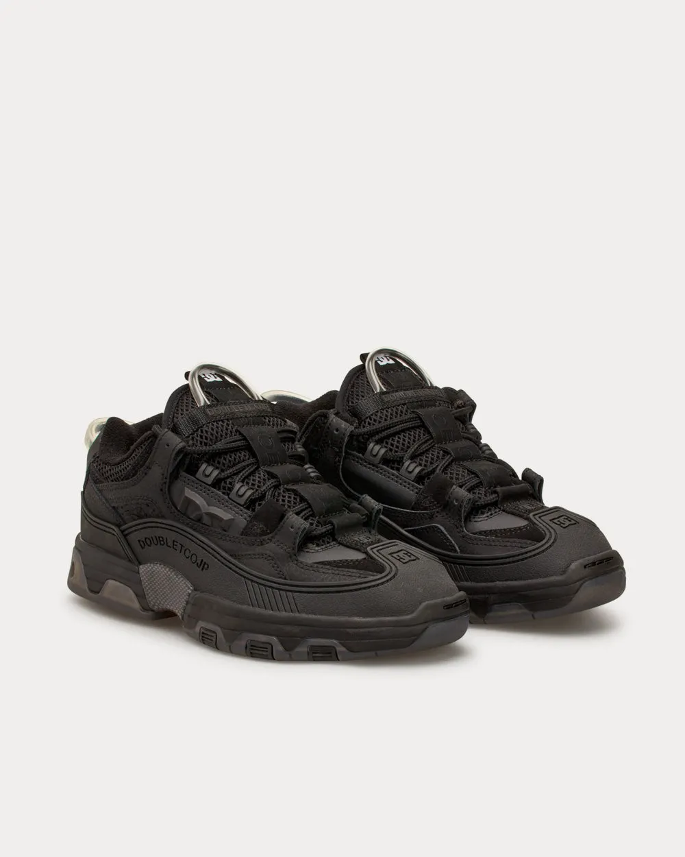 Hybrid Black Low Top Sneakers