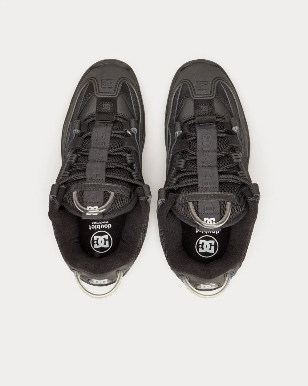 Hybrid Black Low Top Sneakers