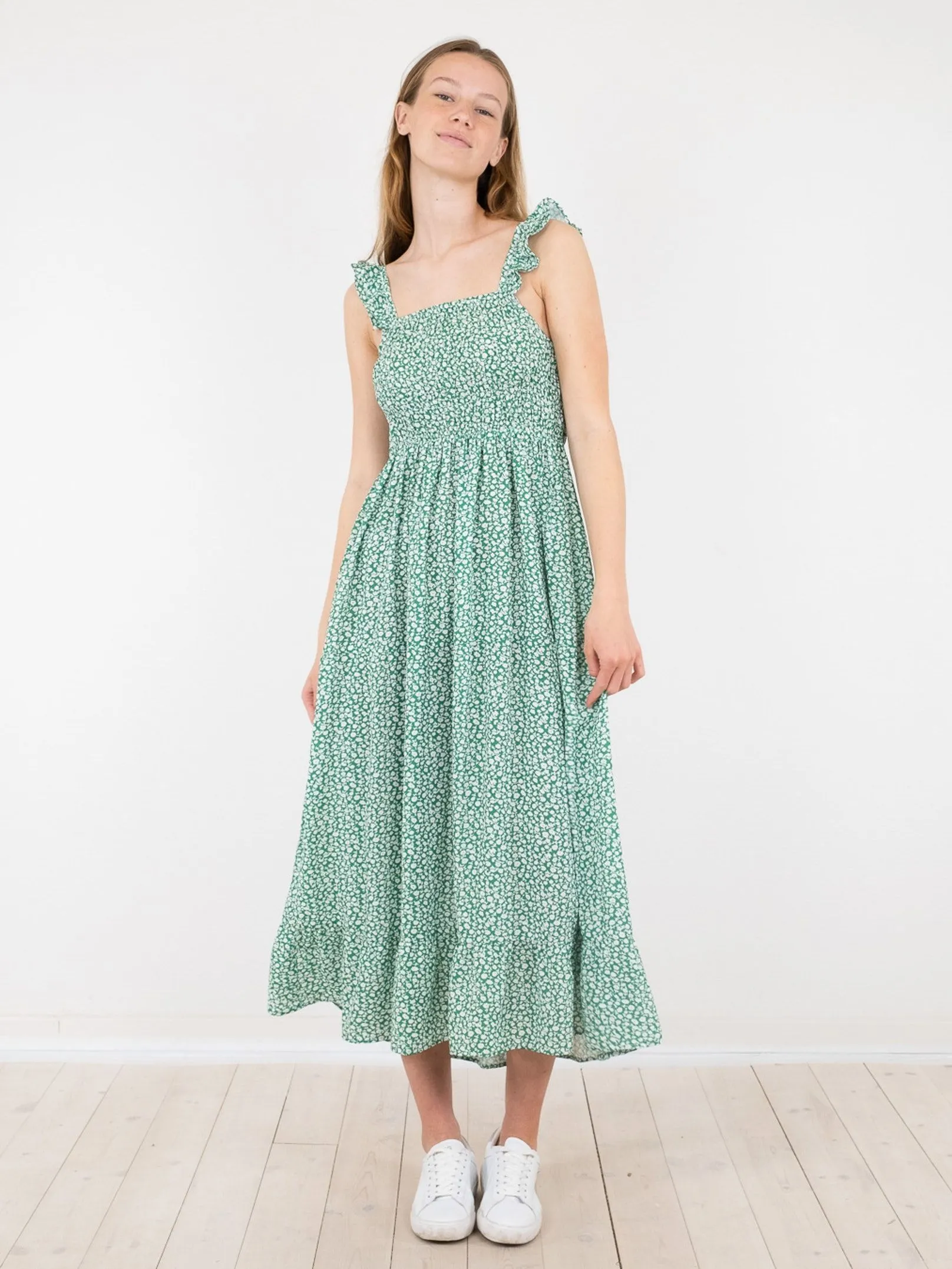 Kathy Flower Love Dress - Green