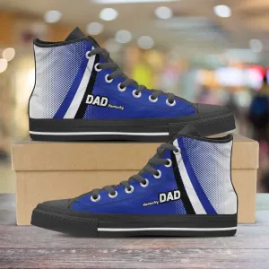 Kentucky DAD Basketball Fans Canvas High Top Shoes
