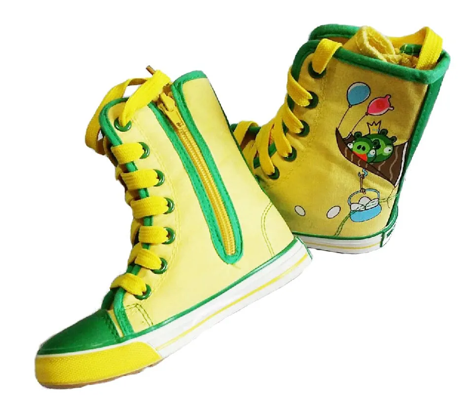 Kids Hard Soles Rubber Shoes - Stripes