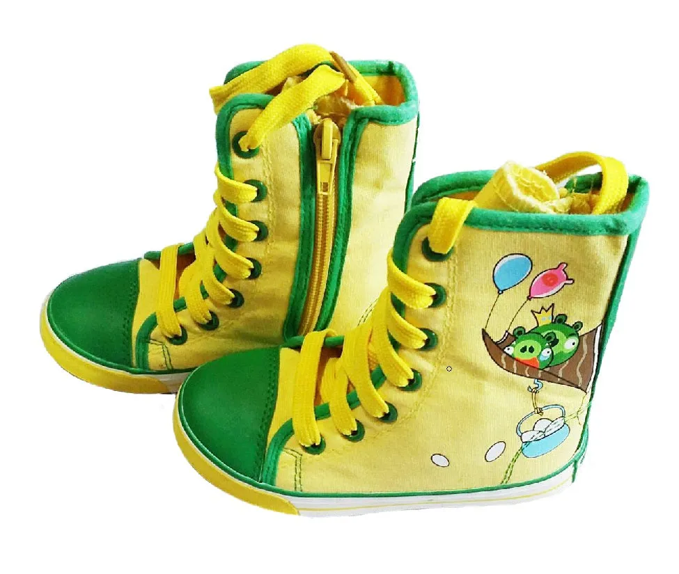 Kids Hard Soles Rubber Shoes - Stripes