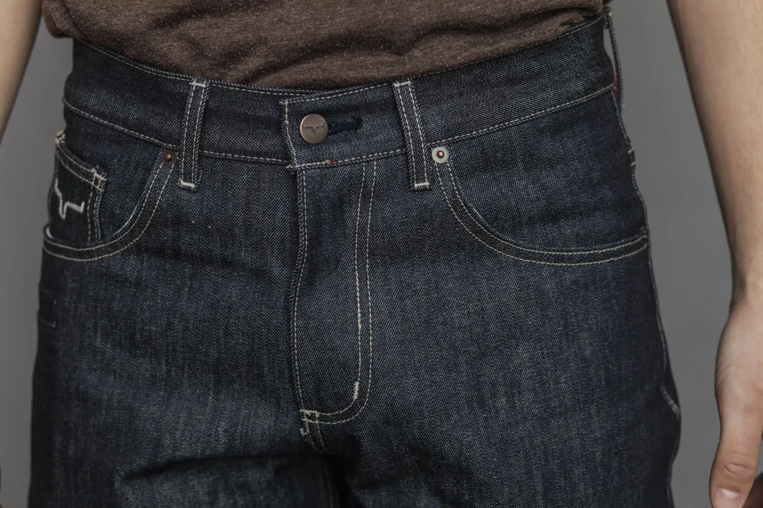 Kimes Ranch Mens Raw James Jeans Blue 100% Cotton 27x32
