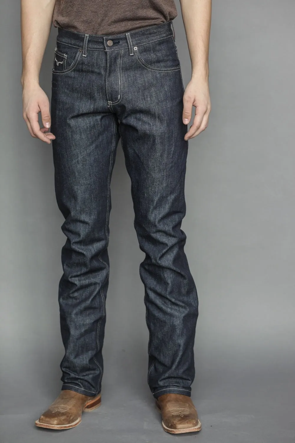 Kimes Ranch Mens Raw James Jeans Blue 100% Cotton 27x32