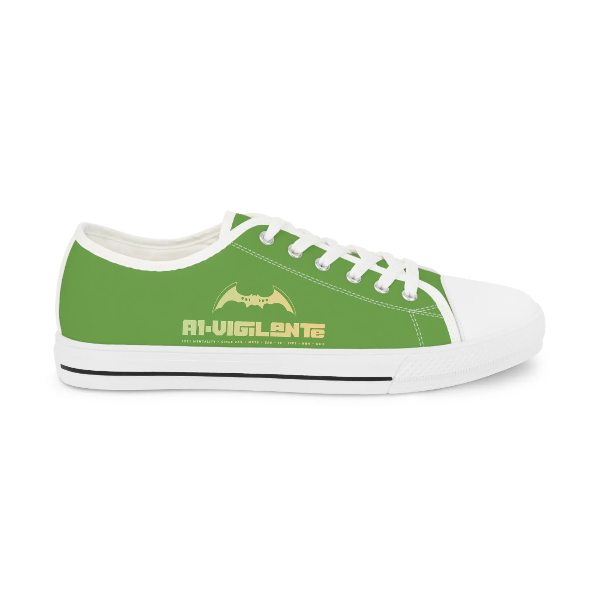 Light Green A1-Vigilante  Men's Low Top Sneakers