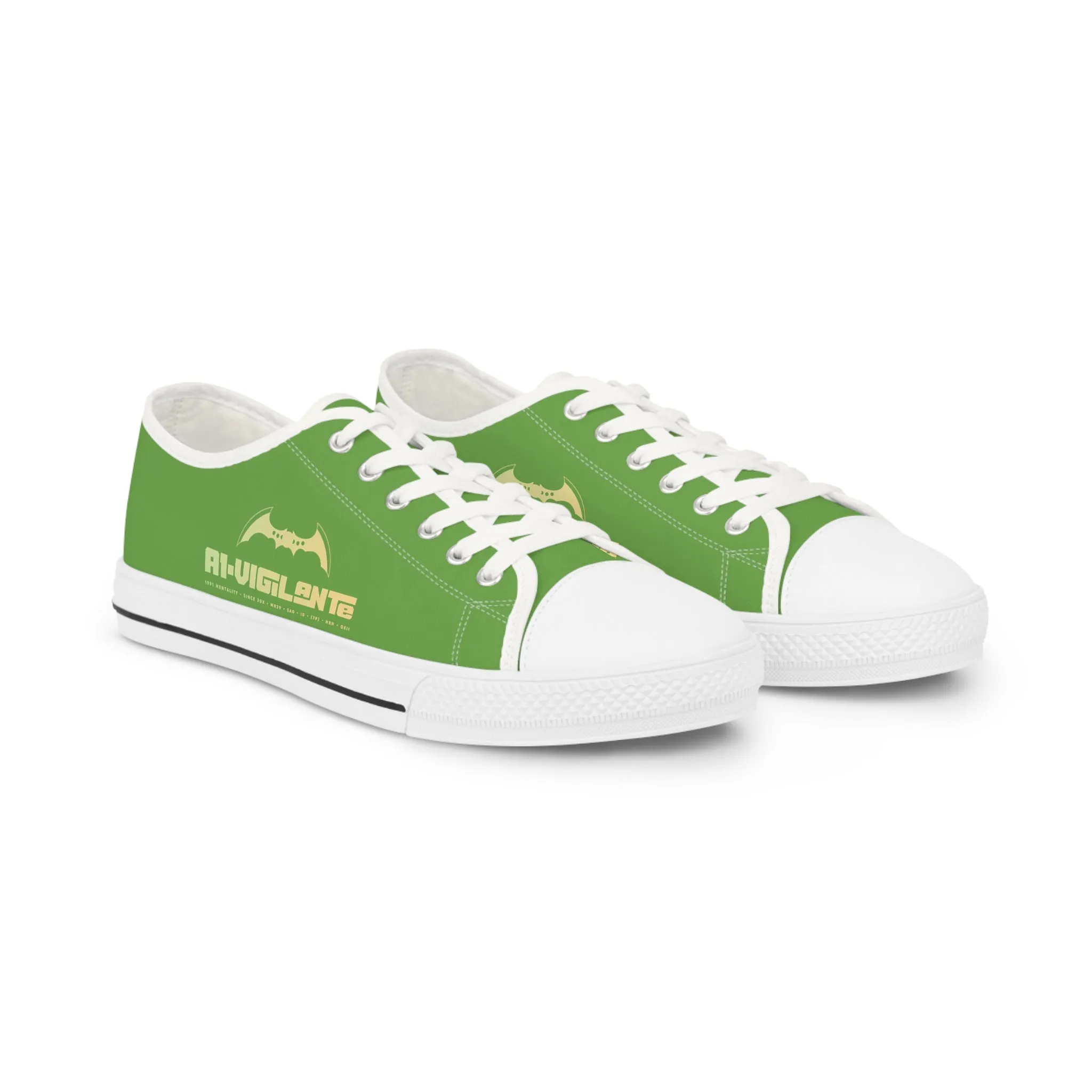 Light Green A1-Vigilante  Men's Low Top Sneakers