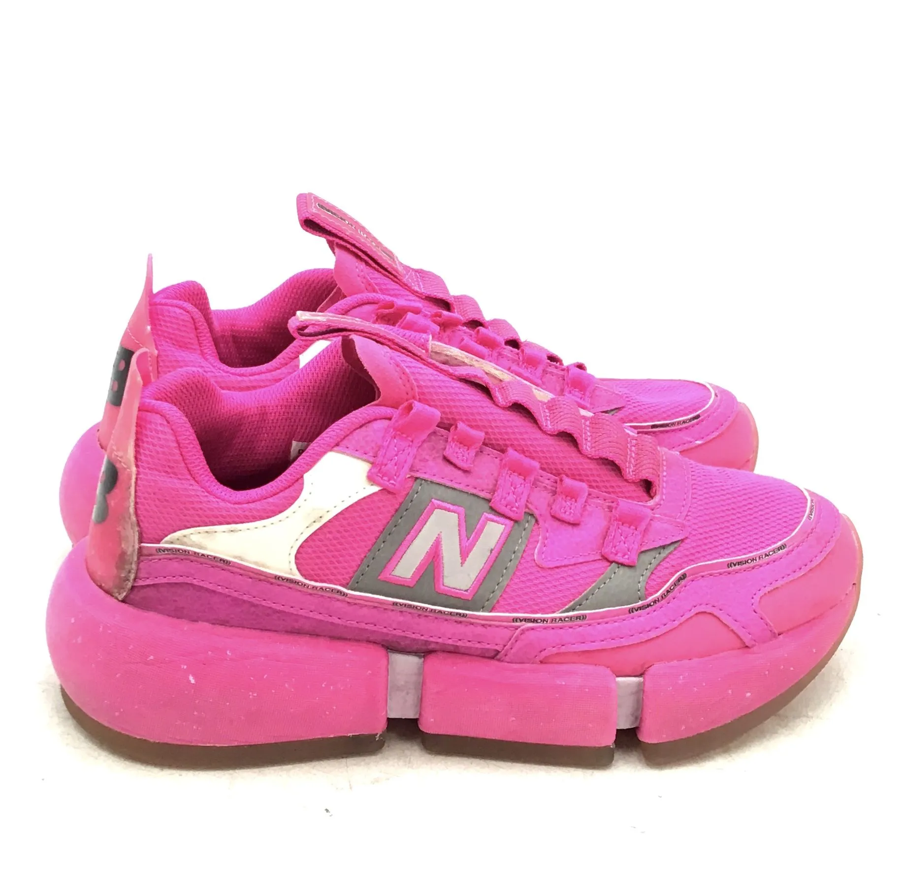 New Balance Men's Vision Racer Jaden Smith Pink Athletic Shoes - Size 8.5