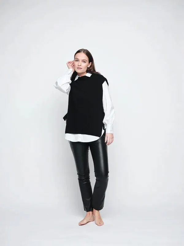 Nicoline Leather Pants - Black