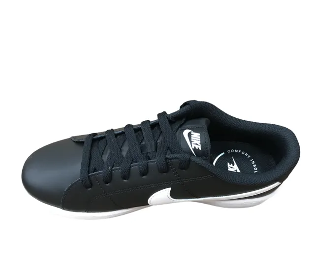 Nike scarpa sneakers da uomo Court Royale 2 CQ9246 001 nero-bianco