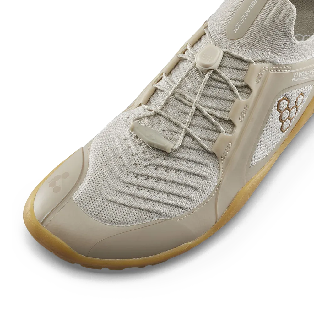 [PRE-ORDER] Vivobarefoot Primus Trail Knit FG Mens Peyote (ETA. LATE MARCH)