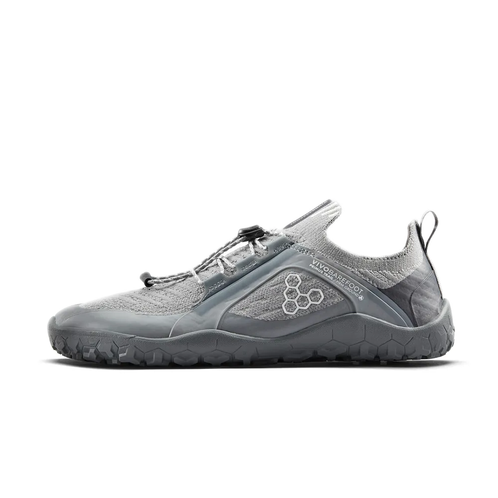 [PRE-ORDER] Vivobarefoot Primus Trail Knit FG Mens Ultimate Grey (ETA. LATE MARCH)