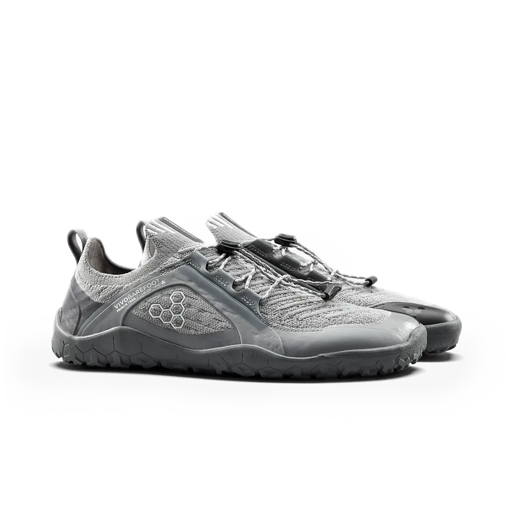 [PRE-ORDER] Vivobarefoot Primus Trail Knit FG Mens Ultimate Grey (ETA. LATE MARCH)