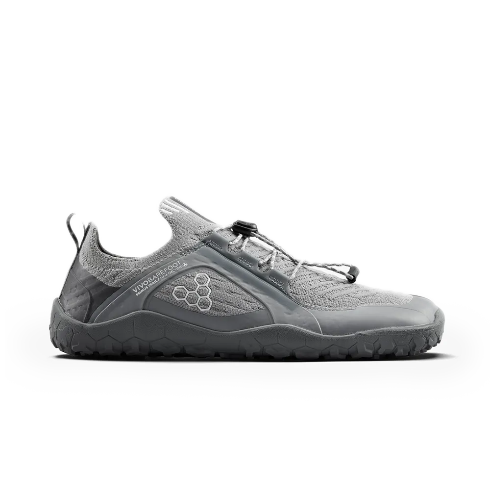 [PRE-ORDER] Vivobarefoot Primus Trail Knit FG Mens Ultimate Grey (ETA. LATE MARCH)