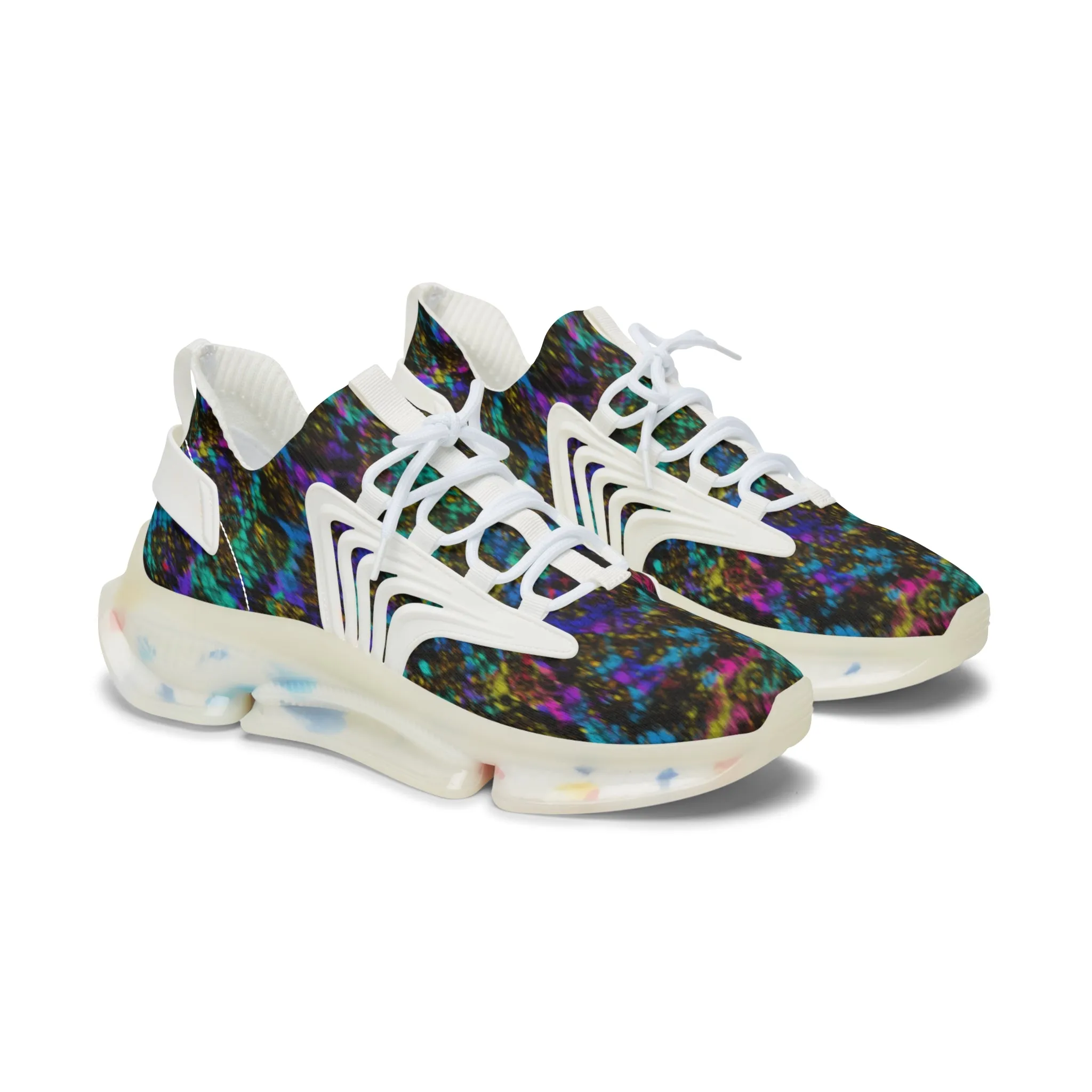 PTG Snakeskin Print Women's Mesh Sneakers