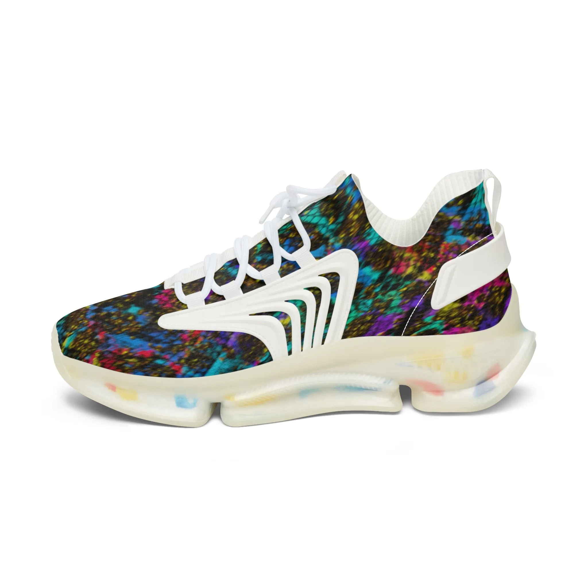 PTG Snakeskin Print Women's Mesh Sneakers