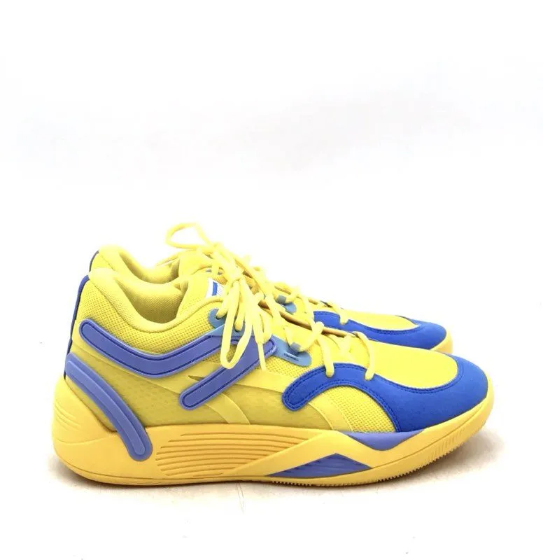 Puma Men's TRC Yellow Blaze Court Low Vibrant Running Athletic Shoes - Size 10