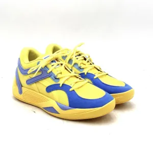 Puma Men's TRC Yellow Blaze Court Low Vibrant Running Athletic Shoes - Size 10