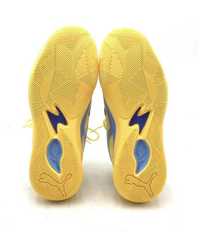 Puma Men's TRC Yellow Blaze Court Low Vibrant Running Athletic Shoes - Size 10