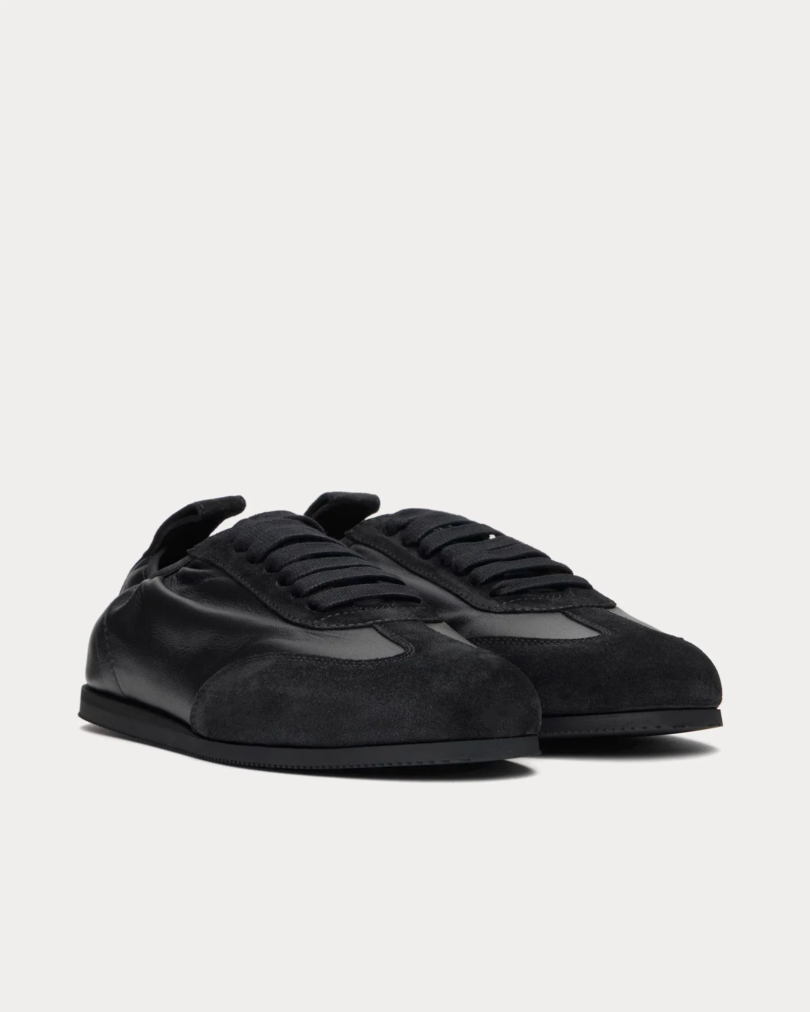 Sami Boxing Black Low Top Sneakers