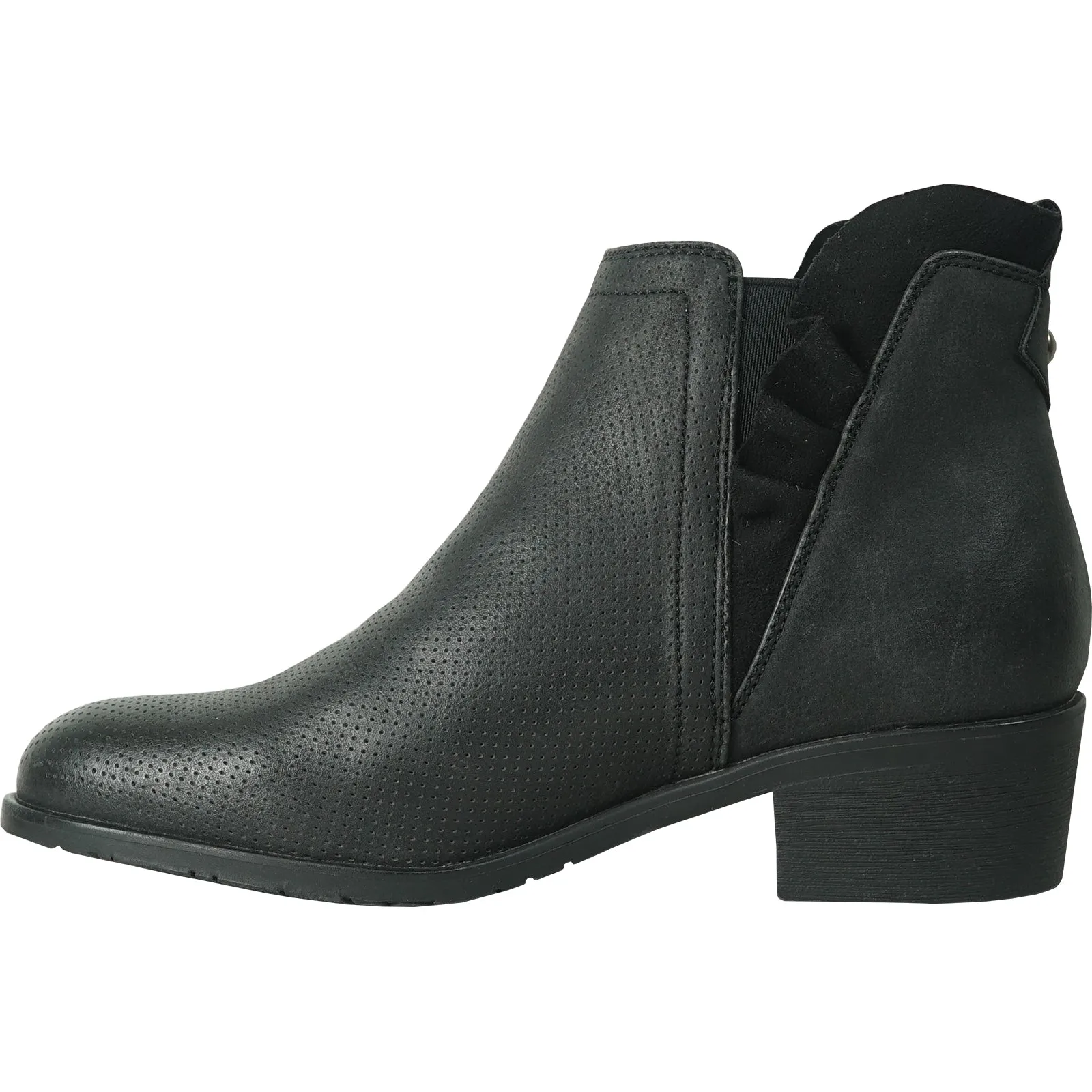 VANGELO Women Boot HF0402 Ankle Dress Boot Black