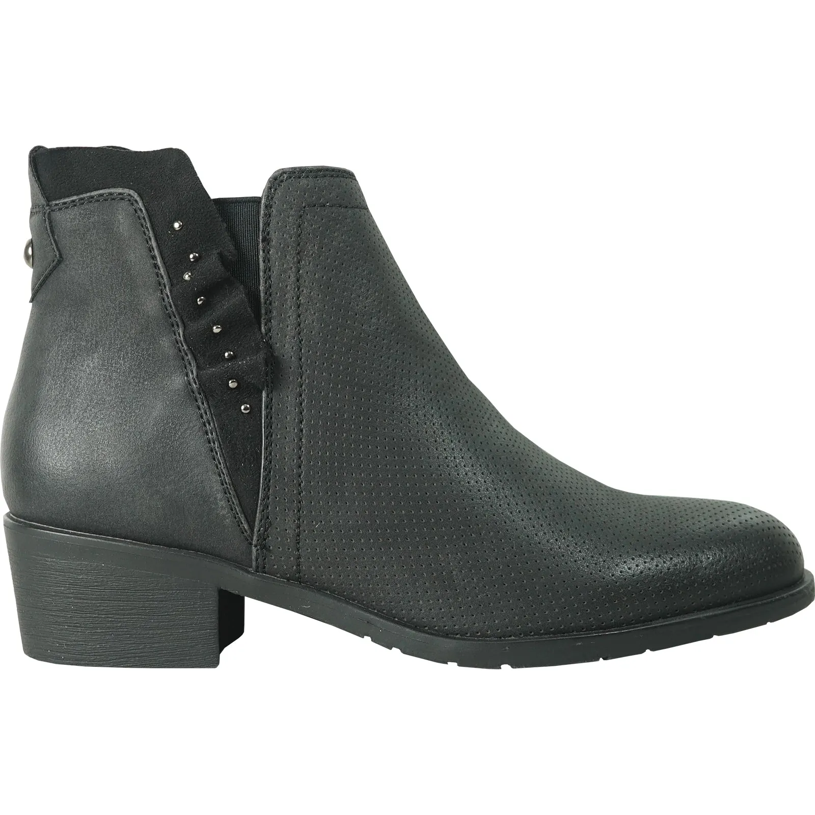 VANGELO Women Boot HF0402 Ankle Dress Boot Black